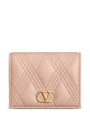 Valentino Garavani Quiltie 67 wallet - Pink
