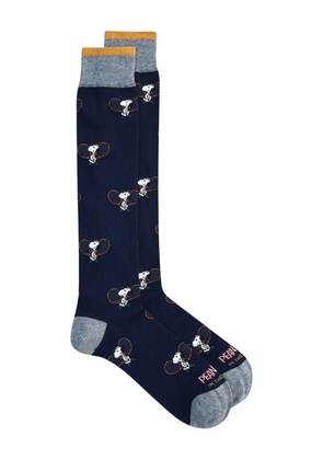 In The Box Snoopy-motif socks - Blue