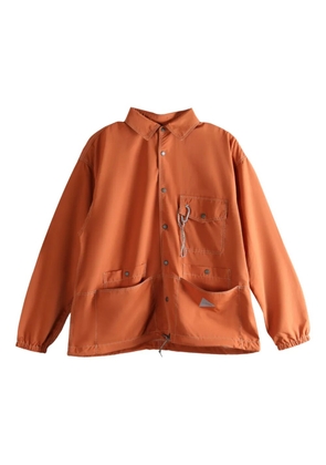 and Wander press-stud fastening jacket - Orange