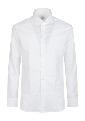 Orian long-sleeve cotton shirt - White