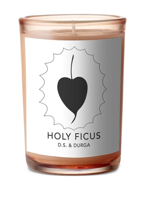 D.S. & Durga holy ficus leaf candle (200g) - Neutrals