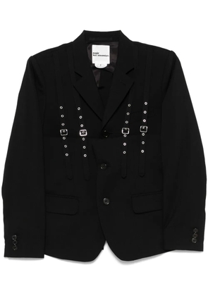 Noir Kei Ninomiya x Comme Des Garcons cut-out blazer - Black
