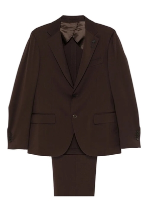 Lardini virgin wool suit - Brown