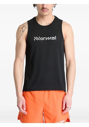 NNORMAL logo-print tank top - Black
