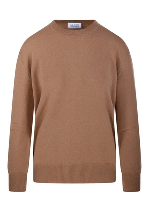 BeYou round-neck long-sleeves jumper - Brown