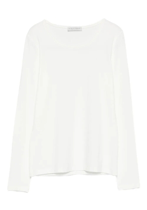 Le Tricot Perugia boat-neck blouse - White
