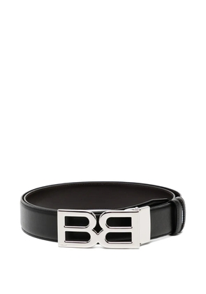 Bally logo buckle belt - Black