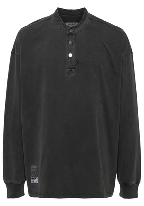 Musium Div. Henley long sleeve tee - Grey