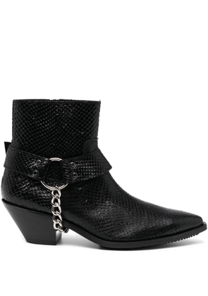 Junya Watanabe 50mm chain-detail boots - Black