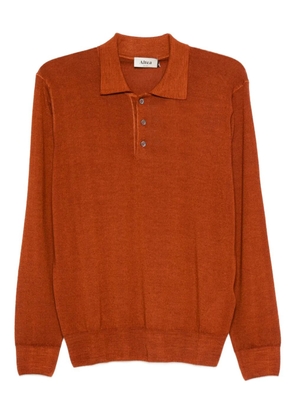 Altea long-sleeve polo shirt - Orange