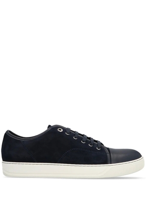 Lanvin suede lace-up sneakers - Blue