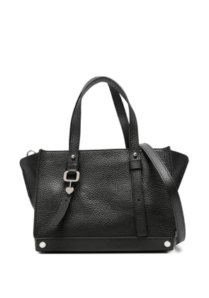 cromia leather tote bag - Black