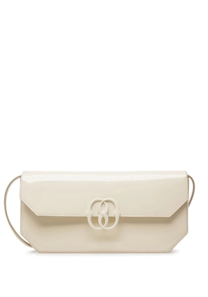 Bally logo-plaque calf leather bag - White