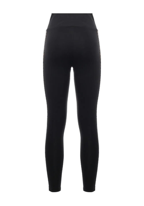 adidas logo-detail elastic-waist leggings - Black