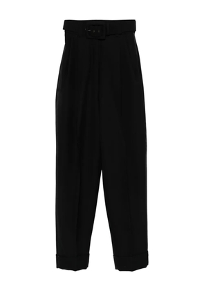 Sportmax Belted trousers - Black
