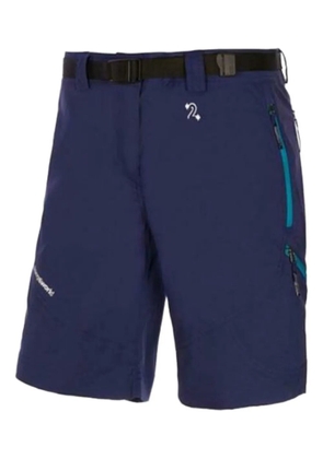 TRANGOWORLD Assy belted hiking shorts - Blue