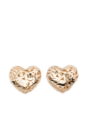 Sydney Evan 14K yellow gold Heart earrings