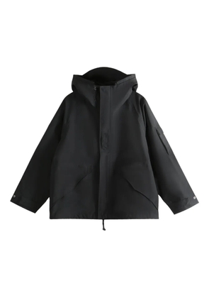 Nanamica waterproof hooded jacket - Black