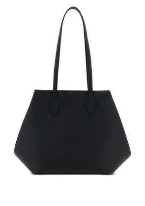 Valextra medium Vivi leather tote bag - Black