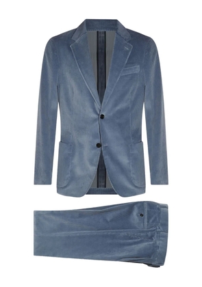 Lardini corduroy two-button suit - Blue