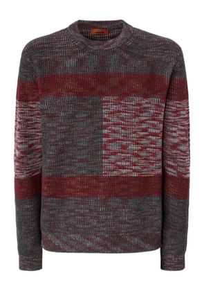 Missoni block-pattern ribbed sweater - Grey
