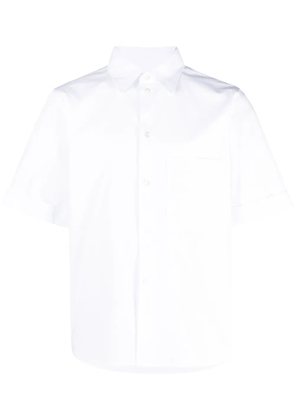 Róhe short-sleeve cotton shirt - White
