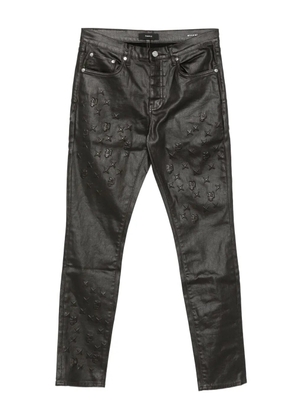 Purple Brand star-embossed jeans - Black