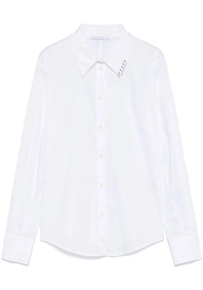 Patrizia Pepe piercing-detail shirt - White