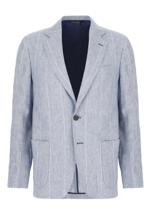 COLAMARINO linen blazer - Blue