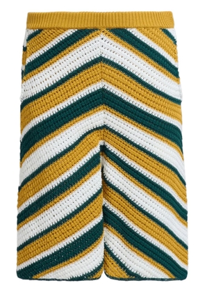 Marni crochet-knit shorts - Green