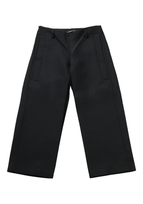 Fax Copy Express wide-leg trousers - Black