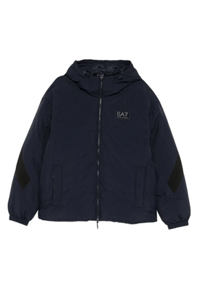 Ea7 Emporio Armani hooded jacket - Blue