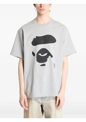 A BATHING APE® graphic-print cotton T-shirt - Grey