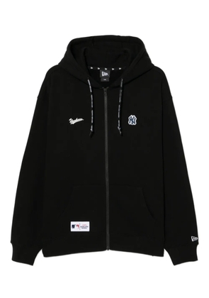 NEW ERA CAP logo-embroidered hoodie - Black