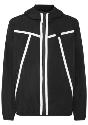 Plein Sport Reflex hooded windbreaker - Black