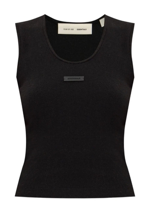 FEAR OF GOD ESSENTIALS ribbed sleeveless top - Black