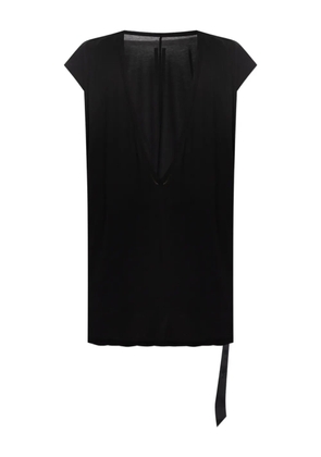 Rick Owens DRKSHDW deep-v-neck sleeveless top - Black