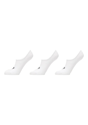 adidas pack of three cotton socks - White