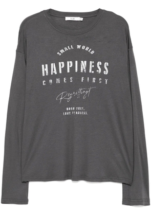 b+ab printed t-shirt - Grey