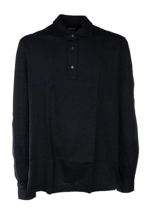 4FF long-sleeve polo shirt - Blue