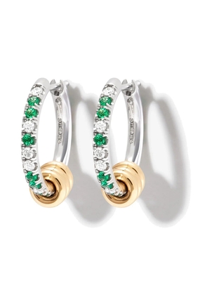 Spinelli Kilcollin SPINELLI ARA SILV EM DIA YG ANULTS HOOP ERNG - Silver