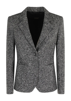 Seventy tweed single-breasted blazer - Grey
