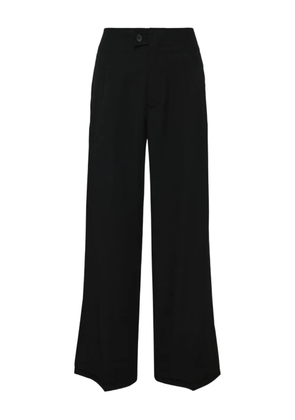 Yohji Yamamoto front button-fastening trousers - Black