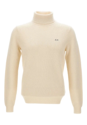 Sun68 waffle-knit turtleneck sweater - Neutrals