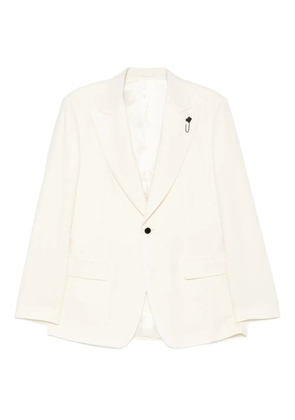 Lardini single-button suit jacket - Neutrals