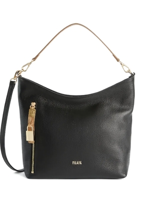 ALVIERO MARTINI 1° CLASSE zip padlock shoulder bag - Black