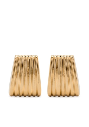 Heaven Mayhem ribbed earrings - Gold