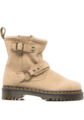 Dr. Martens 40mm Anistone buckle-strap boots - Neutrals