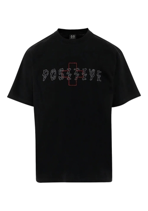 44 LABEL GROUP logo-print T-shirt - Black