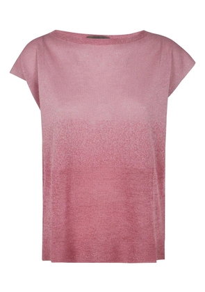 D.Exterior gradient-effect T-shirt - Pink